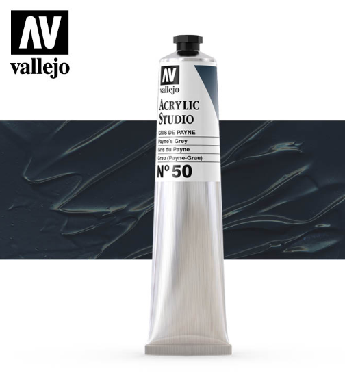 Payne’s Grey Vallejo Acrylic Studio