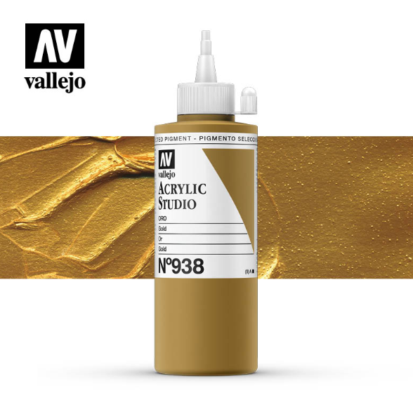 Gold Vallejo Acrylic Studio