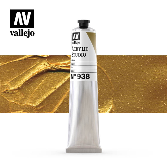 Gold Vallejo Acrylic Studio