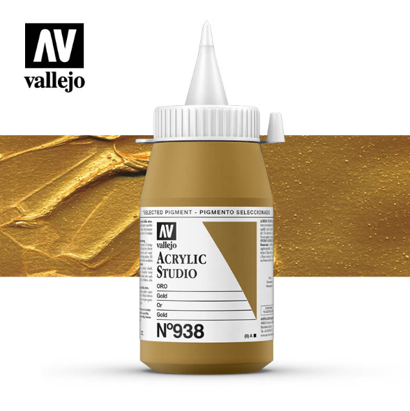 Gold Vallejo Acrylic Studio