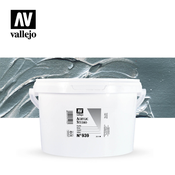 Silver Vallejo Acrylic Studio