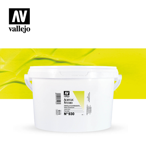 Fluorescent Yellow Vallejo Acrylic Studio