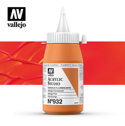 Fluorescent Orange Vallejo Acrylic Studio