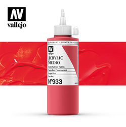 Fluorescent Flame Red Vallejo Acrylic Studio