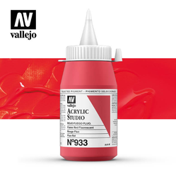 Fluorescent Flame Red Vallejo Acrylic Studio