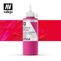 Fluorescent Red Pink Vallejo Acrylic Studio