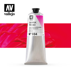 Fluorescent Red Pink Vallejo Acrylic Studio