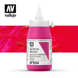 Fluorescent Red Pink Vallejo Acrylic Studio