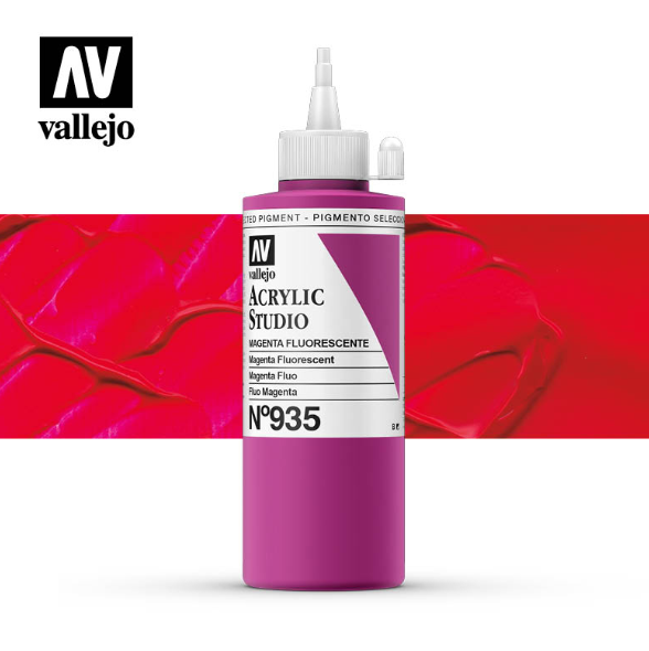 Fluorescent Magenta Vallejo Acrylic Studio