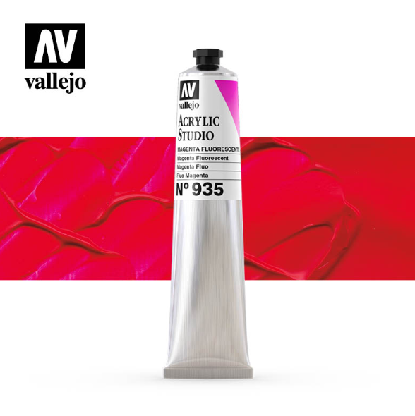 Fluorescent Magenta Vallejo Acrylic Studio
