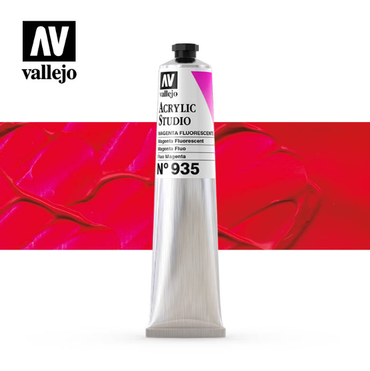 Fluorescent Magenta Vallejo Acrylic Studio