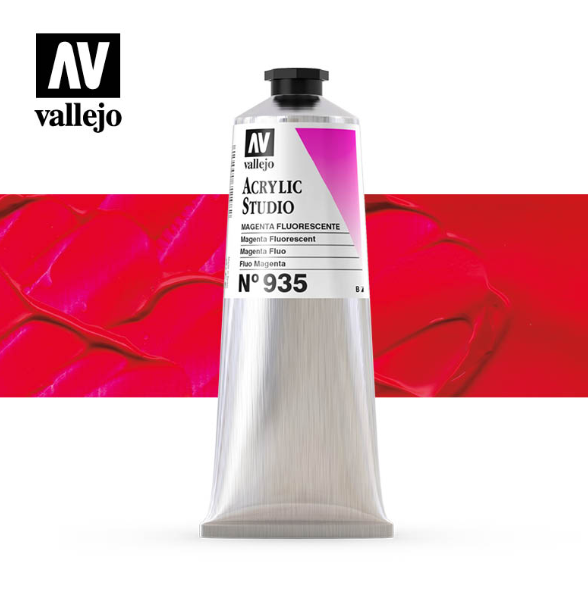 Fluorescent Magenta Vallejo Acrylic Studio