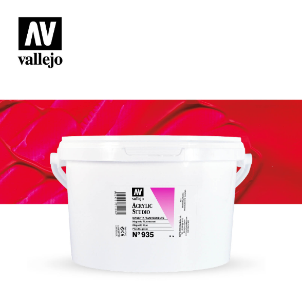 Fluorescent Magenta Vallejo Acrylic Studio
