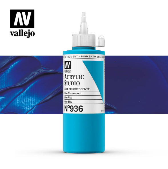 Fluorescent Blue Vallejo Acrylic Studio