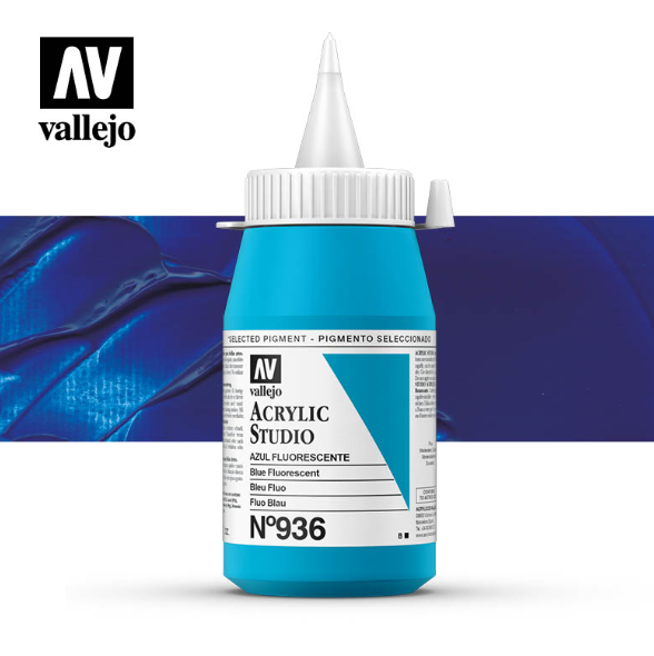 Fluorescent Blue Vallejo Acrylic Studio