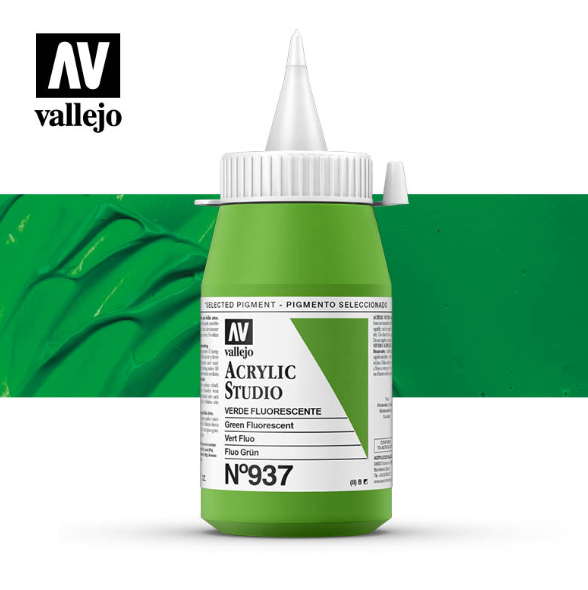 Fluorescent Green Vallejo Acrylic Studio