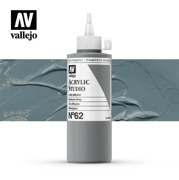 Medium Grey Vallejo Acrylic Studio