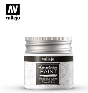 Peaceful White Vallejo Carrotcake Paint