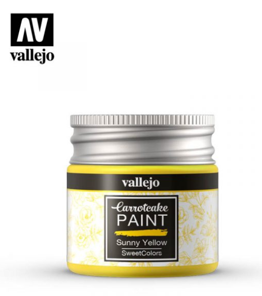 Sunny Yellow Vallejo Carrotcake Paint