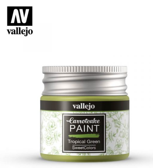 Tropical Green Vallejo Carrotcake Paint