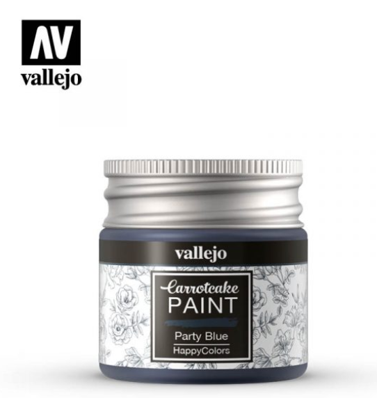 Party Blue Vallejo Carrotcake Paint