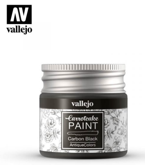 Carbon Black Vallejo Carrotcake Paint