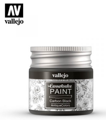Carbon Black Vallejo Carrotcake Paint