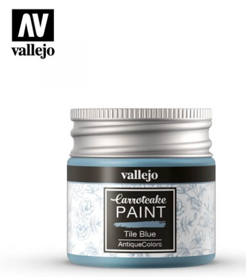 Tile Blue Vallejo Carrotcake Paint