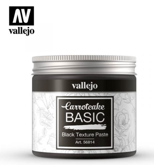 Black Texture Vallejo Carrotcake Basic
