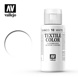 White Vallejo Textile Color