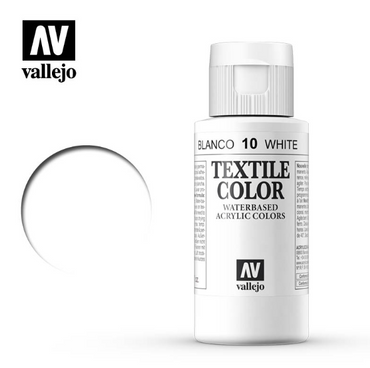 White Vallejo Textile Color