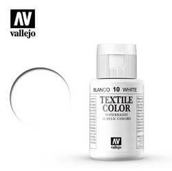 White Vallejo Textile Color