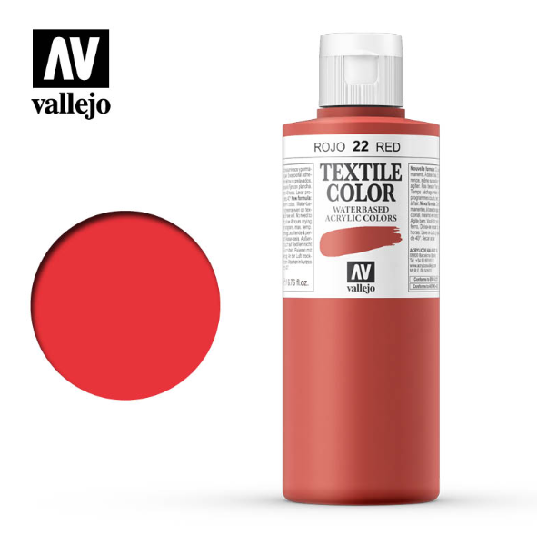 Red Vallejo Textile Color