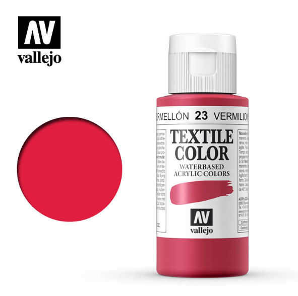 Vermilion Vallejo Textile Color