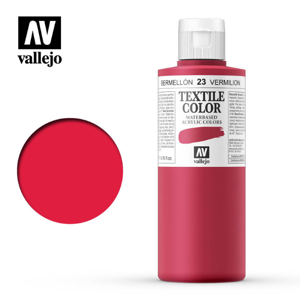 Vermilion Vallejo Textile Color