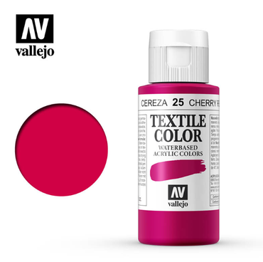 Cherry Red Vallejo Textile Color