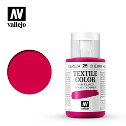 Cherry Red Vallejo Textile Color