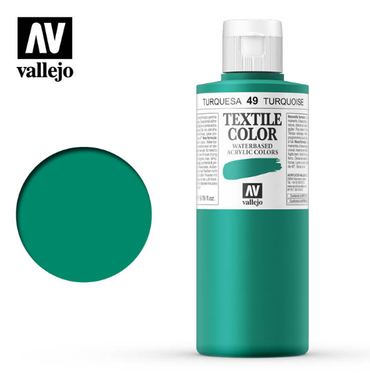 Turquoise Vallejo Textile Color
