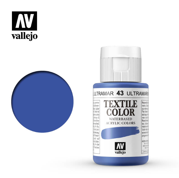 Ultramarine Blue Vallejo Textile Color