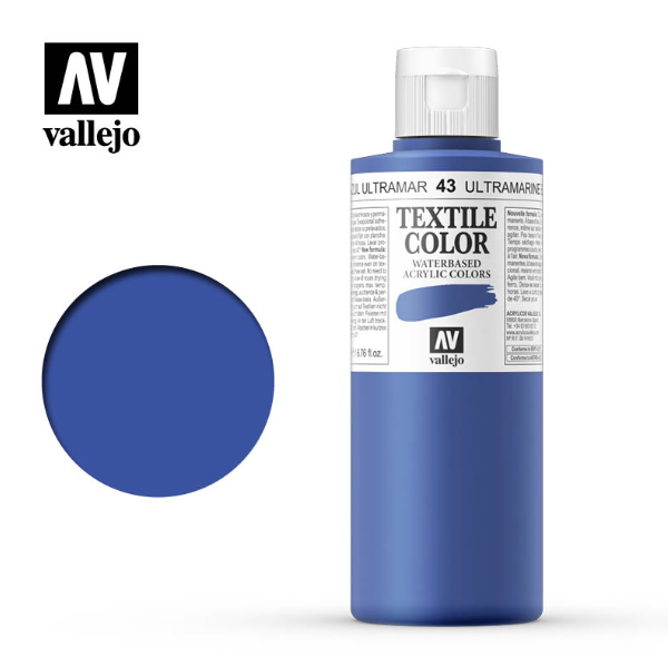 Ultramarine Blue Vallejo Textile Color