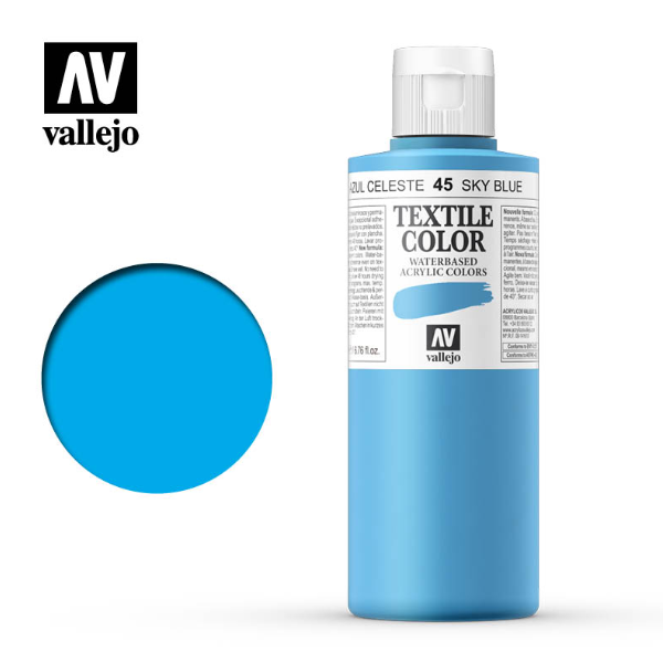 Sky Blue Vallejo Textile Color