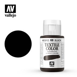 Black Vallejo Textile Color