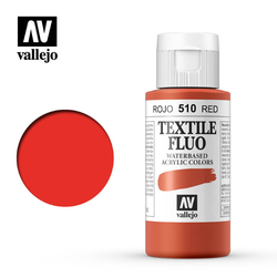 Fluo Red Vallejo Textile Color