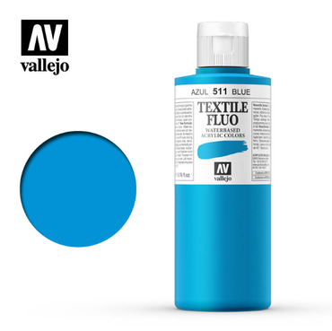 Fluo Blue Vallejo Textile Color