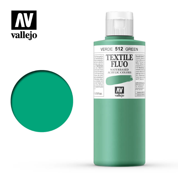 Fluo Green Vallejo Textile Color