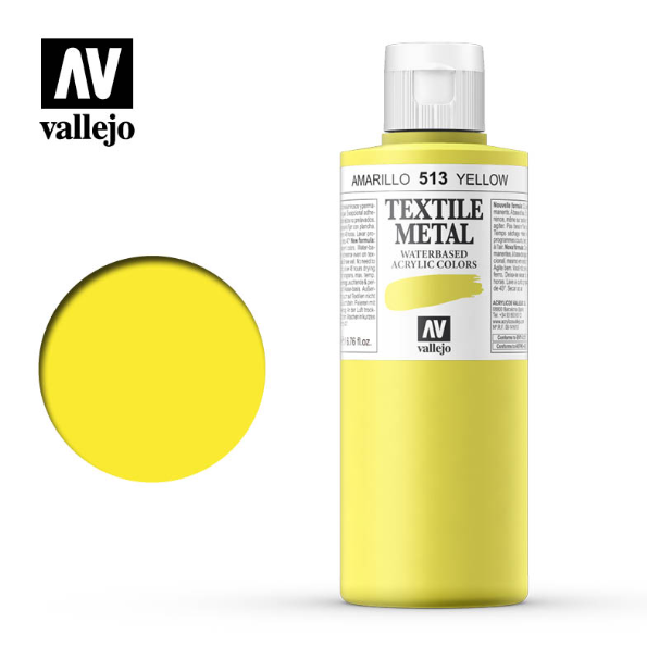 Yellow Metal Vallejo Textile Color