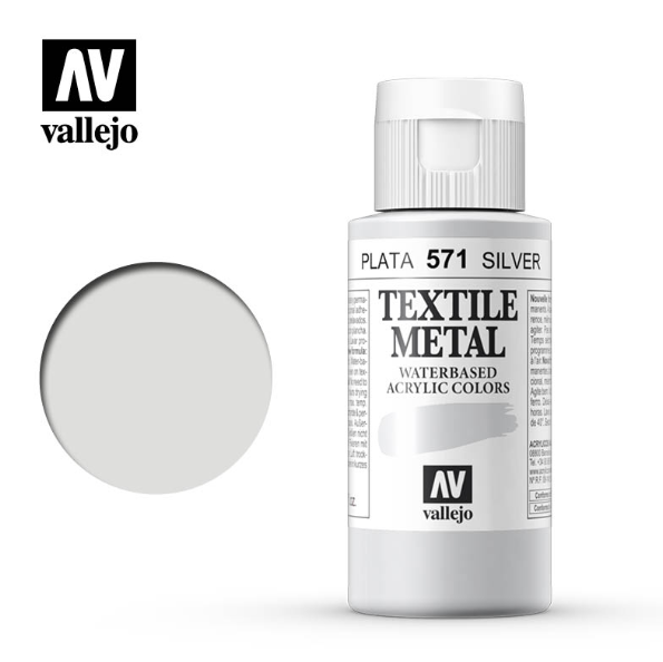 Silver Vallejo Textile Color