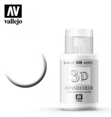 White Vallejo 3D Expand Color