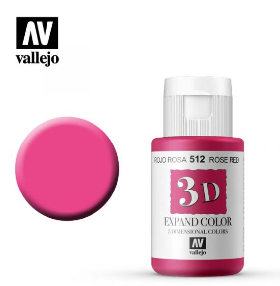 Rose Red Vallejo 3D Expand Color