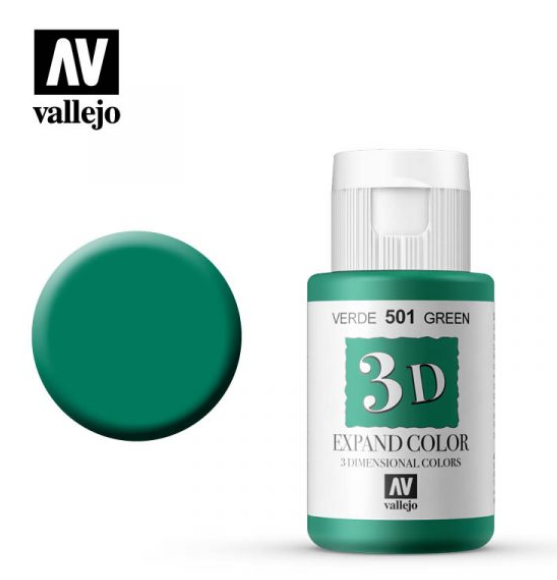 Green Vallejo 3D Expand Color